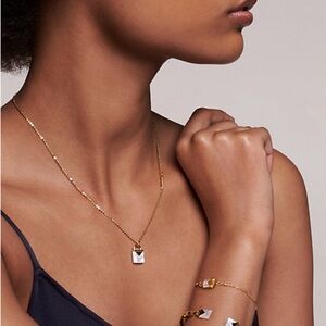 Michael Kors Mother of Pearl Necklace: RARE- Sold out style